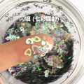 wholesales! 3D laser glitter with multi colors/ flake glitter for nail art, make up,cloth decoration etc